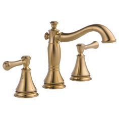 an antique style faucet with two handles