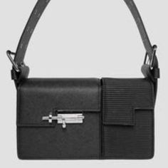 Black Shoulder Bag - Sold Out Elegant Everyday Bag With Hardware Details, Elegant Everyday Bags With Hardware Details, Chic Black Bag With Hardware Details, Formal Black Shoulder Bag With Gunmetal Hardware, Black Party Bag With Hardware Details, Black Party Bag With Hardware, Luxury Black Shoulder Bag With Hardware, Modern Black Bags With Hardware, Black Evening Bag With Hardware