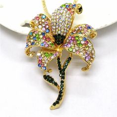 Condition: 100% Brand New Quantity: 1 Pc Chain Length: 27.5 Inches Pendant: 6.9*4.3cm length:64cm（1inch = 2.54cm） 1 Inch=2.54 cm Fashion Women Color Rhinestone Bling Flower Crystal Pendant Sweater Necklace Condition: 100% Brand New Quantity: 1 Pc Chain Length: 27.5 Inches Pendant: 6.9*4.3cm length:64cm（1inch = 2.54cm） 1 Inch=2.54 cm   PaymentShippingReturnsAbout usContact us Payment I only support paypal payment. Hope to receive your payment within 5 days. Shipping Items will be shipped within 1 business days after the payment clearing from HongKong Post Office .. Items were sent out before14:00 CTTevery working day(Monday-Saturday)as soon as you pay for it at that day.It usually takes15working days-30 daysto arrive. Note：7-14days to USA with Tracking number Country Deliver Time Working da Flower Shaped Rhinestone Jewelry For Gifts, Sweater Necklace, Flower Crystal, Office Items, Note 7, Paypal Payment, Fashion Jewelry Necklaces, Woman Colour, Crystal Pendant