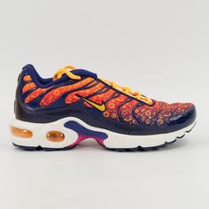 Nike Women's Air Max Plus 'Purple/Laser Orange' Ci9932-500 5.5 W / 4 Y 6.5 W / 5 Y 7 W / 5.5 Y Shoes Are Brand New And Have Never Been Worn. Shoes Do Not Come With Their Original Box. Nike Purple Slip-on Sneakers, Custom Purple Nike Sneakers In Synthetic Material, Custom Purple Nike Sneakers With Synthetic Material, Nike Custom Purple Synthetic Sneakers, Purple Custom Sneakers With Air Max Cushioning For Sports, Purple Air Max Cushioning Lace-up Sneakers, Purple Custom Sneakers With Translucent Outsole For Sports, Custom Purple Sneakers With Air Max Cushioning For Sports, Purple Low-top Sneakers With Air Max Cushioning