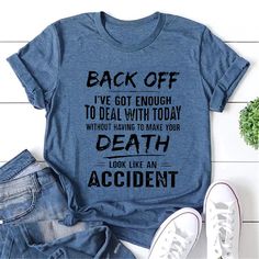 Sarcastic Clothing, Women Slogan, Slogan T Shirt, Funny Shirts, Letter Prints