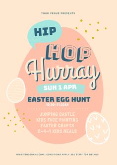 Easter Event Poster, Easter Newsletter, Print Marketing, Easter Backgrounds