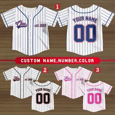 - Premium Material: Our Baseball Jerseys for women men are made from lightweight polyester, boxed flatback mesh fabric offers outstanding durability, insulation, and wrinkle resistance, which provide our customers with a great put-on experience. The elegant workmanship ensures the custom baseball jerseys fits your body excellently. - Customized Baseball Jersey: Let's create your own design with our personalized baseball jersey. Select the desired size and color, then enter the name and number. Please read the size information for choose your own size. - Suitable for any occasion: Straight-fit Baseball Jerseys are prepared with full button sown closures. Our baseball jerseys can be worn on a variety of situations, including hanging out with friends, attending athletic events, or even as cus White Baseball Jersey With Name Print For Game Day, White Baseball Jersey With Name Print, White Baseball Jersey With Name Print For Sports, Baseball Jersey With Name Print For Sports Events, Baseball Season Crew Neck Jersey With Name Print, Customizable White Baseball Jersey With Letter Print, Customizable Baseball Season Jersey, Customizable White Jersey For Baseball Season, Sporty Customizable Short Sleeve Baseball Jersey