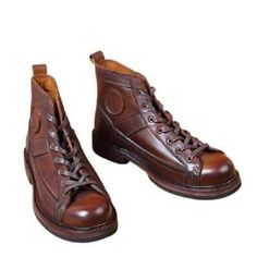 ad eBay - Vintage Style Mens Real Leather Motorcycle Ankle Boots Shoes Biker Cowboy Work L - Buy Now, click the link (eBay) Red Wing Heritage Boots, Biker Cowboy, Red Leather Boots, Iron Ranger, Red Wing Boots, Retro Men, Red Wing, Mens Shoes Boots, Danner Mountain Light Boot