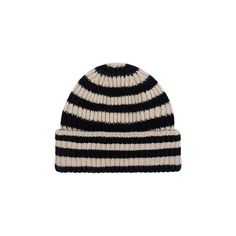 a black and white striped hat on a white background