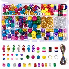 PRICES MAY VARY. adjustable Hair Jewelry Craft Kit, Luxurious Gold Hair Jewelry, Exclusive for Black Women Colorful Dreadlocks, Hair Braid Accessories, Jewelry For Braids, Hair Jewelry For Braids, Hair Accessories Braids, Hair Braid Beads, Braided Dreadlocks, Dreadlock Jewelry, Braid Accessories