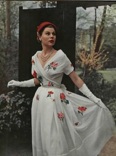 Fashion 50s, 1950 Fashion, Fifties Fashion, Look Retro, Dior Vintage, Fashion 1950s