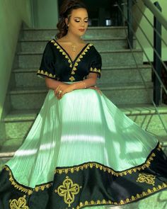 Modern Habesha Dress Handwoven Habesha Kemis Beautiful Habesha Libs Eritrean Dress ሀበሻ ቀሚስ ሀበሻ ልብስ Luxury Festive Ceremonial Habesha Kemis, Floor-length Dresses With Traditional Patterns For Ceremonies, Elegant Dresses With Traditional Patterns For Navratri, Bollywood Dress With Traditional Patterns For Ceremonies, Traditional Floor-length Dresses With Traditional Patterns, Elegant Ceremonial Dresses For Navratri, Floor-length Kaftan For Navratri Ceremonies, Traditional Fitted V-neck Dress, Eid Traditional Dresses With Pallu