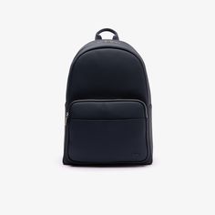 Keep your essentials safe and well-organized as you travel with this recycled canvas backpack. Practical and timeless, with multiple pockets and a computer pouch, plus RFID protection. Lacoste Backpack, Luxury Backpack, Backpack Free, Lacoste Men, Classic Backpack, Mens Luxury, Canvas Backpack, Laptop Pocket, Men's Backpack