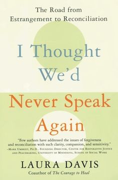 the cover of i thought we'd never speak again