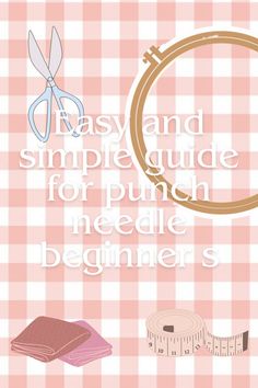 super simple and easy to follow guide for punch needle beginners 😃 Punch Needle Beginner, Easy Punch, Needle Threaders, Community Helper, Punch Needle Patterns, Hand Embroidery Design, Embroidery And Stitching, Punch Needle, Embroidery Hoop