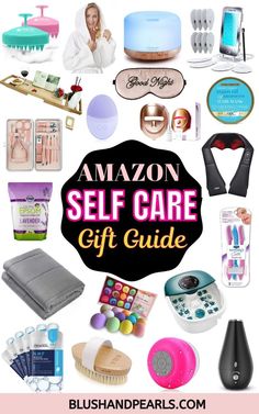 the amazon self care gift guide is full of beauty and personal care products for women