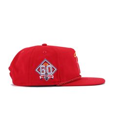 Adjustable hat. Cap is "One Size Fits Most" (OSFM). New Era Cap Golfer snapback hat for the Los Angeles Angels in official team colors. The Golfer Snapback is built for two things: durability and comfort. The unstructured crown actually allows the hat to be more durable, affording more flexibility to the adjustable hat. Use of premium cotton keeps the hat lightweight so it’s easy to keep this on for longer periods of time. Sweatband and mesh lining on the inner part of the front keeps sweat from Cotton Crown, Jackie Robinson Day, Red Snow, Radiant Red, World Baseball Classic, Green Bottom, Los Angeles Angels, Mlb Teams, Pink Sugar