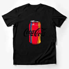 Coca-Cola Logo Vintage Soda Can Graphic T-Shirt, Classic Red and White Tee, Unisex Apparel Male T-Shirt Custom graphic T-Shirt.Customize your color Vintage Soda Can, Red And White Shirt, Vintage Soda, Typography Tees, Duck Shirt, Culture Clothing, Retro Graphic Tees, Logo Vintage, Black Graphic Tees