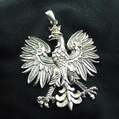 Large Contemporary Polish Eagle Pendant Measures 2.25" Wide x 2.5" Tall Packaged in gift jewelry box .925 proof Sterling Silver Made in Poland Silver prices fluctuate often. What you see online is today's price. Classic Jewelry With Large Pendant As A Gift, Luxury Sterling Silver Jewelry For Commemoration, Elegant Sterling Silver Jewelry For Commemoration, Elegant White Gold Jewelry For Commemoration, Symbolic Sterling Silver Jewelry For Formal Occasions, Silver Symbolic Necklaces For Formal Occasions, Silver Symbolic Necklace For Formal Occasions, Symbolic Silver Necklace For Formal Occasions, Elegant Silver Jewelry For Commemoration