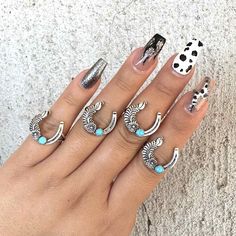 You loved the necklace, but now comes the matching RING!!! Woop Woop!!! Handcrafted 925 Sterling Silver horseshoe ring with flower motif, and hand set Turquoise stone. Cowboy Nails, Country Nails, Horseshoe Ring, Matching Ring, Flower Motif, Matching Rings, Grad Party, Country Western, Best Acrylic Nails