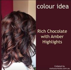 . Rich Chocolate With Amber Highlights, Carmel Sundae, Hair Color Ideas For Brunettes Winter, Call Hair Color Ideas, Winter Hair Color For Brunettes, Amber Highlights, Blond Beige, Hair Color Caramel