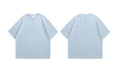 Light Blue Oversized Tshirt, Mockup Tshirt Oversize, Baby Blue Tshirt