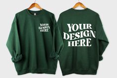 Green Casual Sweatshirt With Branding, Green Cotton Sweatshirt With Custom Print, Casual Green Sweatshirt With Branding, Customizable Green Long Sleeve Sweatshirt, Customizable Long Sleeve Green Sweatshirt, Customizable Green Long Sleeve T-shirt, Customizable Long Sleeve Green T-shirt, Casual Green Sweatshirt With Custom Print, Casual Green Customizable Sweatshirt