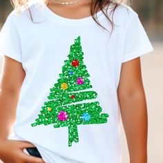 Tree Shirt, Tree Svg, Glitter Christmas, Cricut Explore, Brother Scan And Cut, Holiday Tree, Christmas Svg, Custom Artwork, Tis The Season