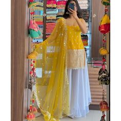 Now Delivery FREE|Pay cash on delivery ✔Take a screenshot & WhatsApp on :- : +91 9726697600 ✔VisitNow:-https://ashbhav.com ✔India's no.1 Lehenga store Book your Outfit now By click Shop Now #fashion #indianwedding #lehengacholi #indianwear #ethnicwear #wedding #indianfashion #onlineshopping #indianbride #weddingdress #bridallehenga #lehengalove #designer #bride #sareelove #sarees #bridal #style #designerlehenga #instafashion #bridalwear #India'sno.1Lehengastore #anarkali #love #india #partywear Yellow Punjabi Suit, Garara Dress, White Sharara, Yellow Sharara, Mayon Dresses, Sharara Dress, Yellow Kurti, Haldi Dress, Haldi Outfits