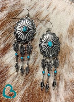 Falling Arrow Concho Earrings - CountryFide Custom Accessories and Outdoors Cheap Silver Concho Earrings, Arrow Fletching, Concho Earrings, Western Accessories, Cowgirl Jewelry, Western Design, Mason Jar Crafts, Jar Crafts, Country Outfits