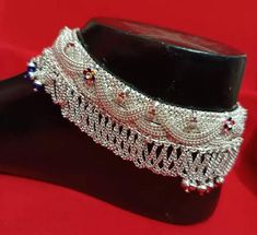 Name : Women's Anklet Material : Alloy Plated : Silver Plated Size : 10 inch approx Quantity: 1 Pair Work : Embellished Stone: CZ AD Stone Country of Origin : India Silver Plated Anklet For Women. Women love jewelry; specially artificial jewelry adore women. They wear it on different occasions. They have special importance on ring ceremony, wedding and festive time. They can also wear it on regular basis. Make your moment memorable with this range. This jewelry features a unique one-of-a-kind traditional embellish with an antic finish. Women or girls , Occasion :- Everyday or Work wear or Love or Wedding & Engagement , Base Material :- Alloy , Plating Sterling :- Silver plated , Certification :-NA , Length :- 10 inch approx An anklet is one of the most beautiful ornaments for women. A neck Bridal Payal, Anklets Silver, Girls Christmas Gifts, Ring Ceremony, Artificial Jewelry, Rings Ceremony, Foot Bracelet, Women Anklets, Ankle Chain