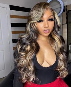 Baddie Things, Middle Part Bob, Frontal Install, Pretty Wigs, Wig Inspiration, Lace Wigs Styles, Inspired Hairstyles, Wig Color, Beautiful Wigs