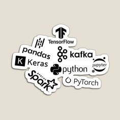 the word stickers are written in many different languages, including one that is black and white