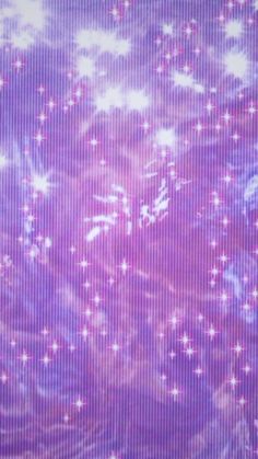 purple and white background with stars in the sky, as if it were an abstract painting