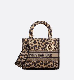 Lady D Lite Bag, Lady D, Christian Dior Paris, Dior Paris, Leopard Bag, Womens Designer Bags, Dior Book Tote, Bag Women Fashion, Christian Dior Couture