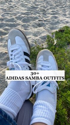 Check out 30 Adidas Samba outfits you can't miss on Pinterest right now! From trendy Samba Adidas outfits and chic Adidas Samba looks to pairing them with Skandinavian fashion, there's something for every style. Try a casual Samba outfit with baggy jeans or go for a cozy fall outfit with a cardigan. Explore winter outfit ideas, like a black jeans women outfit or stylish outfits with a white cardigan. Perfect inspo for back to school and beyond! Samba Girl Outfit, Women’s Adidas Samba Outfit, Decorated Sambas