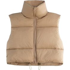 Polyester Made In The Usa Or Imported Zipper Closure Design Feature: Women's Winter Puffer Vest. Stand-Up Collar, Sleeveless, Adjustable Hem, Full Zipper, Lightweight Material: This Women's Sleeveless Vest Is Made Of 100% Soft Polyester With High Quality Warm Padding, Perfect For The Fall And Winter Season Size&Color: Winter Women's Vest Offers You A Wide Selection Of Colors And Sizes, You Can Buy The Right Vest According To The Size Data Maches&Occasions: This Vest Has A Full Lining And Fluffy Puffer Vest Cropped, Winter Puffer Vest, Vest Style Women, Fluffy Vest, Puffer Vests, Hoodie Dresses, Sleeveless Coat, Womens Puffer Vest, Winter Outerwear