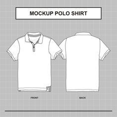 This is a Vector Template/Mockup for Polo Shirt/Collared Shirt.  in the downloaded file there are *.ai file and *.eps file, which both of them can be edited freely in Adobe Illustrator and/or CorelDraw. You can freely edit, resize and change the color of the file in Adobe Illustrator and/or CorelDraw. this is a Digital Products, there are no physical products that will be sent to you.  Note: This is Not a Pattern Casual Collared T-shirt With Branding, Polo Shirt Template, Polo Shirt Design Uniform, Polo Shirt Mockup, Blank Mockup, Polo Shirt Logo, T Shirt Design Template, Polo Shirt Design, Tech Pack