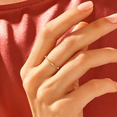 The Gold Bamboo Ring is a great integration of natural and modern styles. The glittering stones increase its brilliance. It is perfect for everyday wear and a wonderful gift for all kind of occasions. - Made in 14k solid gold - Band Width: 0.98  mm / 0.04 inches - Thickness: 0.74 mm / 0.03 inches -This product comes wi Minimalist Rings With Diamond Accents For Gift, Minimalist Rings With Diamond Accents As Gift, Elegant Midi Rings With Diamond Accents As Gift, Fine Jewelry Diamond Midi Rings As Gift, 14k Gold Midi Rings With Diamond Accents As Gift, Stackable Diamond Promise Ring, 14k Gold Diamond Ring For Promise, Minimalist Crystal Ring With Diamond Accents For Promise, Elegant Diamond Midi Promise Rings