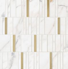 white and gold marble tile with vertical stripes