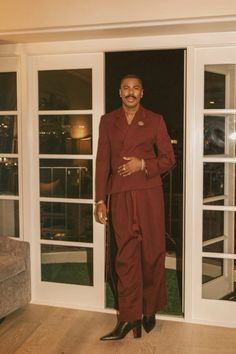 60s Black Men Fashion, Colman Domingo Style, Suit Inspo Mens, Graduation Outfit Men, Black Man In Suit, Joseph Aesthetic, Red Outfit Men, Latin Outfits, Graduation Outfit Ideas Men