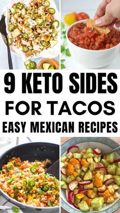 9 keto side dishes for tacos that are easy to make, delicious and nutritious