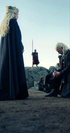 game of thrones characters sitting on the ground