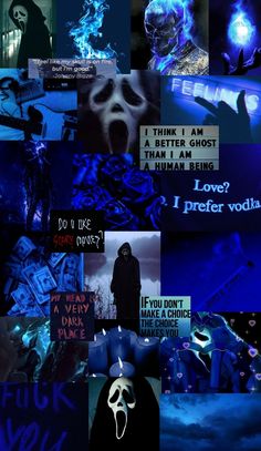 a collage of images with the words i think i am a better ghost