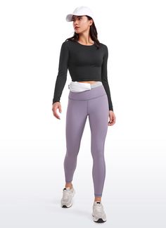 Seamless collection of smooth, breathable fabric is designed to help reduce chafing, encourage ventilation and wick away sweat to help you stay dry. Double-lined tight crop tops for moving freely, perfect for workout, yoga, lounging or daily wear. Feature & Fitting: 
 Seamless collection 
 Designed for low-impact workouts 
 Cropped length, Tight fit 
 Double Lined Fabric, Crew Neck Design 
 Fabric: 
 Chafe-free, seamless construction 
 Sweat-wicking, soft ribbed textured fabric 
 Lightweight Stretch Crop Top For Pilates, Functional Seamless Crop Top, Fitted Crop Top Activewear For Pilates, Long Sleeve Seamless Crop Top, Stretch Versatile Crop Top For Yoga, Versatile Fitted Crop Top Activewear, Functional Cropped Seamless Tops, Versatile Fitted Moisture-wicking Crop Top, Versatile Moisture-wicking Fitted Crop Top