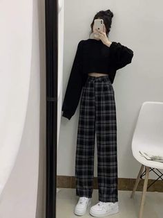 Korean Casual Outfits, Everyday Fashion Outfits, Casual Day Outfits, Korean Fashion Dress, Elegante Casual, Tomboy Style Outfits, Fashionista Clothes, Korean Girl Fashion, Easy Trendy Outfits