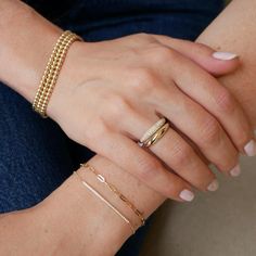 Bold is the way to go. Stacked or separate, these beautiful rings will do the talking for you.The Dome Duo Gift Set includes: The Gold Dome Ring: Keep it simple while making a statement in our 14k gold dome ring. The Diamond Dome Ring: With pavé diamonds and 14k gold, this dome ring takes style to new heights. $2,300 value which means you save 15% and a whole bunch of time since we did the styling for you. There’s something to be said about a solo moment, but we believe style should be stacked. Timeless Double Band Yellow Gold Jewelry, Everyday Heirloom Jewelry With Vvs Clarity, Timeless 14k Gold Double Band Jewelry, Everyday Yellow Gold Dome Ring Stamped 14k, Fine Jewelry Yellow Gold Double Band, Gold Double Band Diamond Jewelry, Gold Diamond Double Band Jewelry, Yellow Gold Double Band Fine Jewelry, Polished Yellow Gold Double Band Jewelry