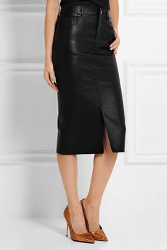 Women's Back Leather Midi Skirt Genuine Soft Lambskin Black Leather Skirt High Waste Leather Skirt for Office Girlfriend gift ideas. Condition :  Brand New Closure : Zip Occasion : Business, Casual, Formal, Party/Cocktail Size : XXXS  - 5XL Vintage : No Rise : Mid Personalize : Yes Department : Women Skirt Length : Midi Style : Straight, Pencil Season : Summer / Winter Handmade : Yes Pattern : Solid Garment Care : Dry-clean Only Color : Black Material : Leather Brand : Leather Skirt Art Lambskin Leather Pencil Mini Skirt For Party, Knee-length Leather Skirt, Classic Black Mini Skirt For Party, Trendy Leather Pencil Skirt, Black Leather Knee-length Skirt, Leather Pencil Skirt For Spring, Trendy Black Formal Skirt, Classic Black Pleated Skirt, High Waisted Leather Skirt