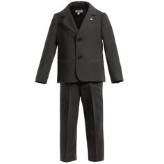 ARMANI JUNIOR Boys Grey Wool 2 Piece Suit Boys Fall Outfits, Carter Family, 2 Piece Suit