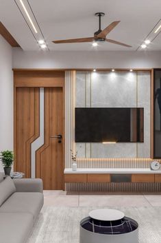 Modern Wall Panelling Design Interiors, Mandir Tv Unit Design, Living Room Designs Pop, Hall Room Interior Design, Modern Contemporary Homes Interior Decor, Latest Tv Unit Design Modern, Wall Panelling Design Living Room, Hall Wall Design, Living Room Color Palette Ideas