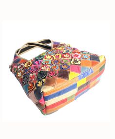 Stylish Multi Color Plaid Floral Patchwork Zippered Calf Leather Satchel HandbagThis bag is made of fine Calf Leather fabric.Measurement: 30cm/11.7" * 40cm/15.6" * 15cm/5.85"Zip up closure. Inside pockets. Multicolor Patchwork Hobo Bag For Everyday Use, Daily Use Multicolor Patchwork Hobo Bag, Multicolor Patchwork Tote Satchel, Colorful Patchwork Shoulder Bag For Daily Use, Colorful Patchwork Shoulder Bag For Everyday Use, Multicolor Patchwork Satchel Shoulder Bag, Multicolor Patchwork Hobo Bag For Daily Use, Daily Use Multicolor Patchwork Satchel, Multicolor Patchwork Satchel Bag