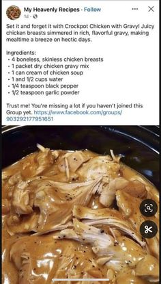 Quick Summer Meals, Recipe Crockpot, Cafeteria Food, Easy Keto Meal Plan, Best Crockpot Recipes, Crockpot Cooking