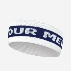 Description: This Dallas headband is knit in navy & white and features Love Your Melon knit into the band. Cheer on your favorite sports team with our cozy new acrylic knit headband! Details: Yarn Colors: Navy & White Sizing: 8.5" x 4". One size. Content: 100% Acrylic Care: Machine wash cold. Use mild detergent. Tumble dry on high. Origin: Made in Westville, NJ. Casual Headband With Sweatband For Sports, Casual Sports Headband, White Sports Headband With Sweatband, Casual Sports Event Headband, Casual Cotton Sweatband Headband, White Sweatband Headband, Adjustable White Headband With Sweatband, Casual Headband Sweatband, One Size, Casual Headband With Sweatband, One Size Fits Most