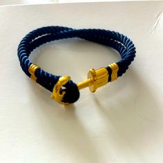 Never Worn. No Flaws. Adjustable Blue Nautical Bracelets, Adjustable Blue Nautical Bracelet, Navy Nautical Adjustable Bracelets, Adjustable Blue Bracelet For Formal Occasions, Adjustable Navy Nautical Bracelet, Navy Adjustable Nautical Bracelet, Nautical Blue Bracelets As A Gift, Nautical Blue Bracelets For Gifts, Blue Nautical Bracelets For Gift